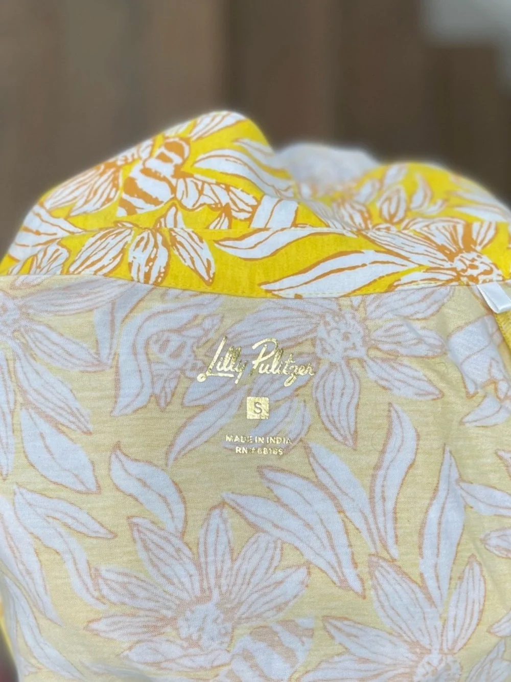Lilly Pulitzer NWOT BINGLEY DRESS HIDEAWAY HONEYCOMB size Small - Picture 7 of 8